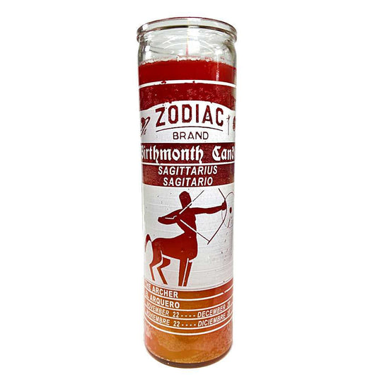 Candle Zodiac Sagittarius 7 Day Candle 2ZSAG 8 $ The Witches Sage LLC Stew's Incense