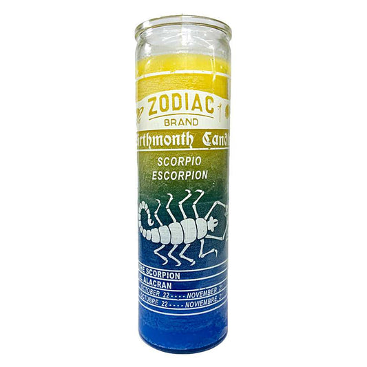 Candle Zodiac Scorpio 7 Day Candle 2ZSCORP 8 $ Shop All The Witches Sage LLC Stew's Incense