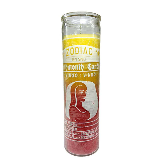 Candle Zodiac Virgo 7 Day Candle 2ZVIRGO 8 $ Shop All The Witches Sage LLC Stew's Incense