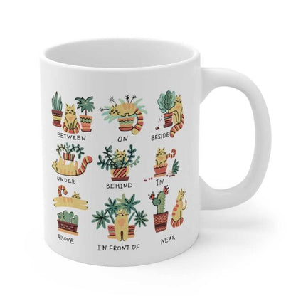 Mug Puurfect Combo Cat and Plants Coffee Tea Mug 2894124942 24 $ Mugs Onetify Stew's Incense