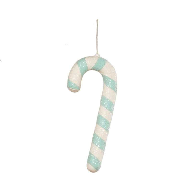 Christmas Aqua Candy Cane Ornament by Bethany Lowe Designs TF2573 6 $ Shop All Quirks! Stew's Incense