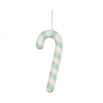 Christmas Aqua Candy Cane Ornament by Bethany Lowe Designs TF2573 6 $ Shop All Quirks! Stew's Incense