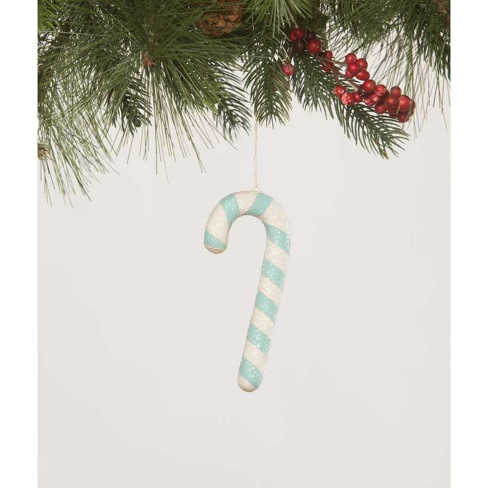 Christmas Aqua Candy Cane Ornament by Bethany Lowe Designs TF2573 6 $ Shop All Quirks! Stew's Incense