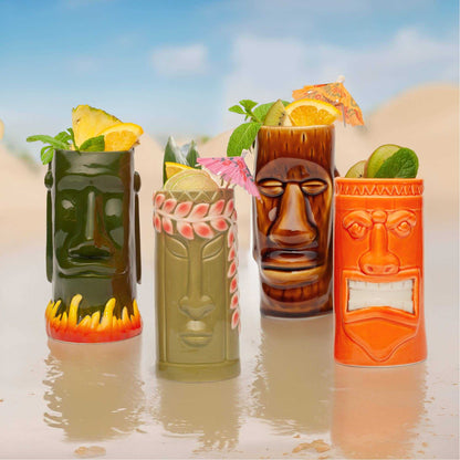 Mugs Hand-Carved and Hand-Painted Tiki Mugs - Assorted Set of 8 LS2209 99 $ Incense Assortments Quirks! Stew's Incense