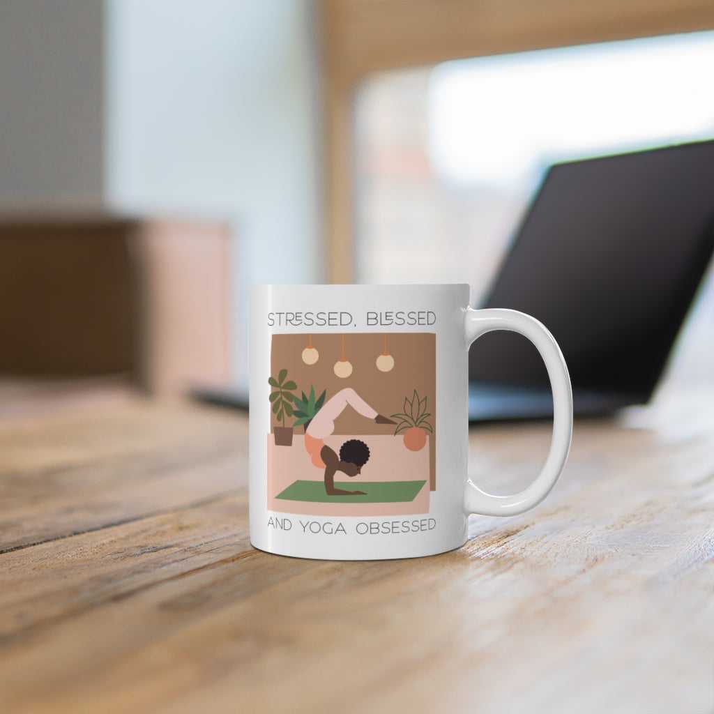 Mug Stressed, Blessed and Yoga Obsessed Mug 2084343369 24 $ Mugs Onetify Stew's Incense