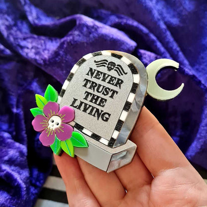 Brooches Beetle Juice Gravestone Brooch by Cherryloco 13319-BR 39 $ Shop All Quirks! Stew's Incense