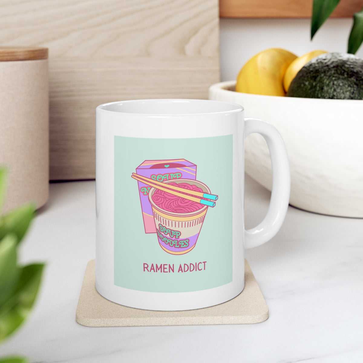 Mug Ramen Addict Novelty Mug 64676970812489386511 24 $ Mugs Onetify Stew's Incense
