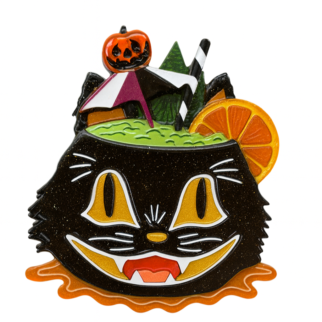 Brooches & Lapel Pins Black Magic Halloween Tiki Brooch by Carrie Hudson x Lipstick & Chrome BR-153 29 $ Shop All Quirks! Stew's Incense