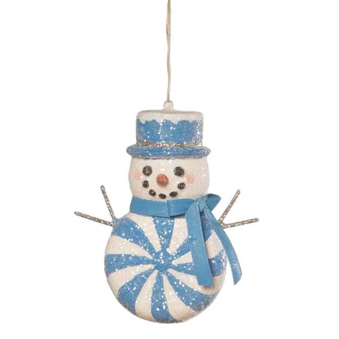 Holiday Ornaments Blue Peppermint Snowman Ornament by Bethany Lowe Designs TF2285 12 $ Shop All Quirks! Stew's Incense