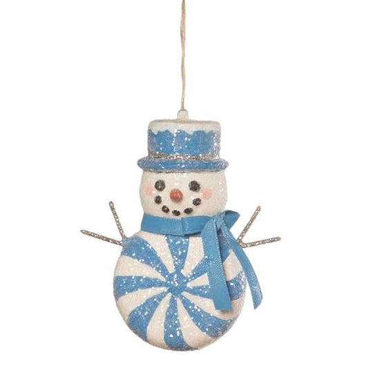 Holiday Ornaments Blue Peppermint Snowman Ornament by Bethany Lowe Designs TF2285 12 $ Shop All Quirks! Stew's Incense