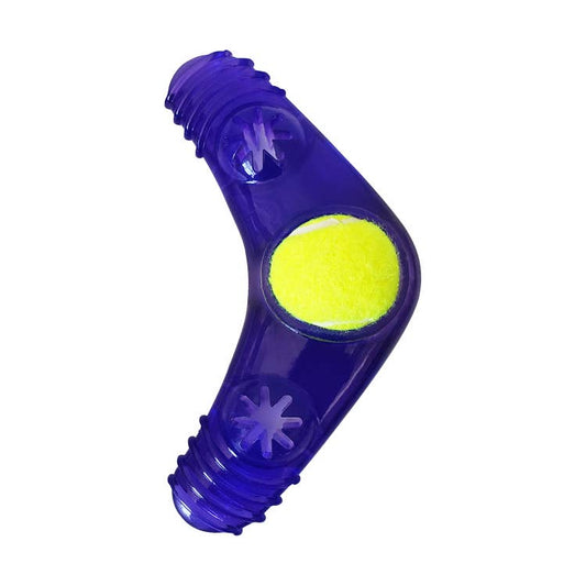 TPR Tennis Ball TPR Boomerang Dog Chew Toy with Removable Squeaker Tennis Ball & Treat Fill TPR847 12 $ Pet Lovers Store American Pet Supplies Stew's Incense