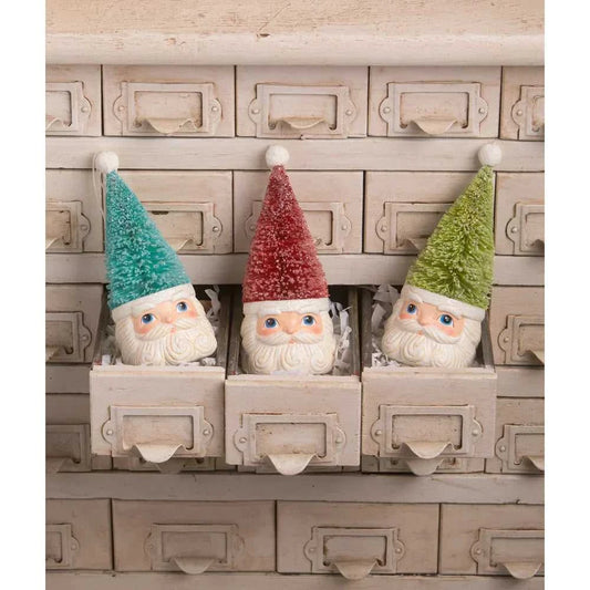 Ornament Bottle Brush Santa Blue Ornament by Bethany Lowe Designs TL2369 22 $ Shop All Quirks! Stew's Incense