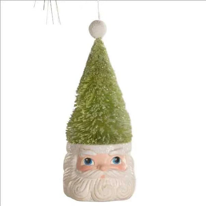Ornament Bottle Brush Santa Green Ornament by Bethany Lowe Designs TL2368 22 $ Shop All Quirks! Stew's Incense