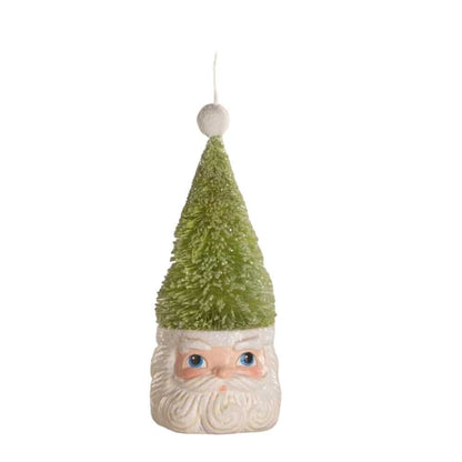 Ornament Bottle Brush Santa Green Ornament by Bethany Lowe Designs TL2368 22 $ Shop All Quirks! Stew's Incense