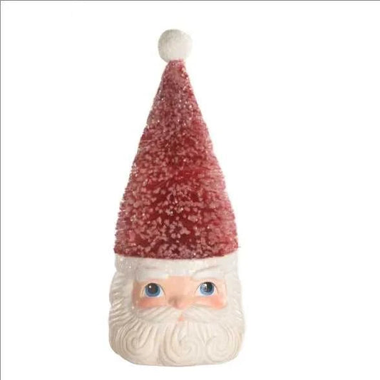 Ornament Bottle Brush Santa Red Ornament by Bethany Lowe Designs TL2367 22 $ Shop All Quirks! Stew's Incense
