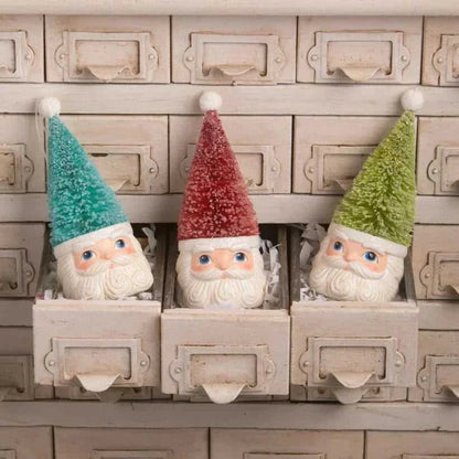 Ornament Bottle Brush Santa Red Ornament by Bethany Lowe Designs TL2367 22 $ Shop All Quirks! Stew's Incense