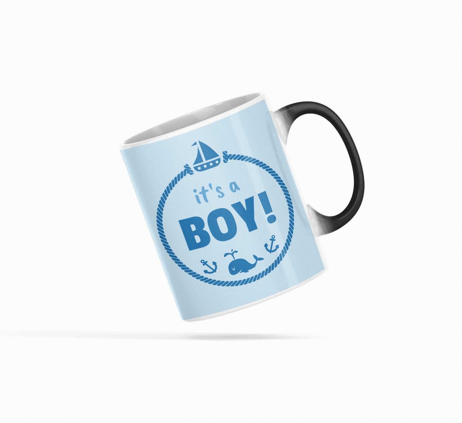 Mug Its a BOY Baby Shower Color Changing Heat Sensitive Mug CCMLC1004D4 24 $ Mugs Onetify Stew's Incense