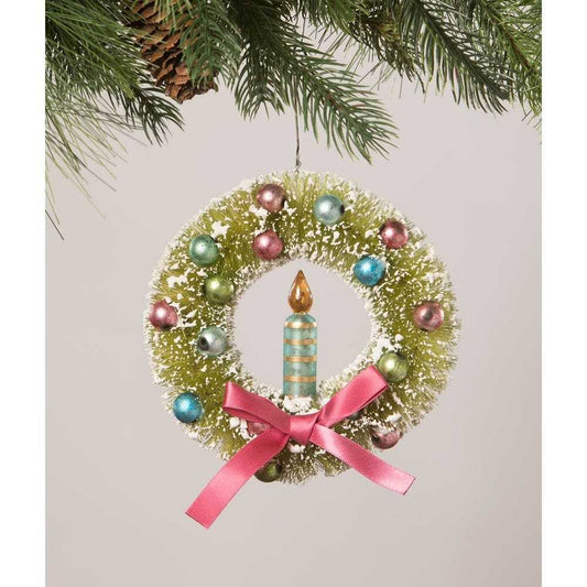 Seasonal & Holiday Decorations Brights Candle in Wreath Ornament by Bethany Lowe Designs LC2428 19 $ Christmas Quirks! Stew's Incense