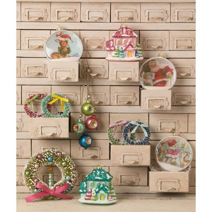 Seasonal & Holiday Decorations Brights Candle in Wreath Ornament by Bethany Lowe Designs LC2428 19 $ Christmas Quirks! Stew's Incense