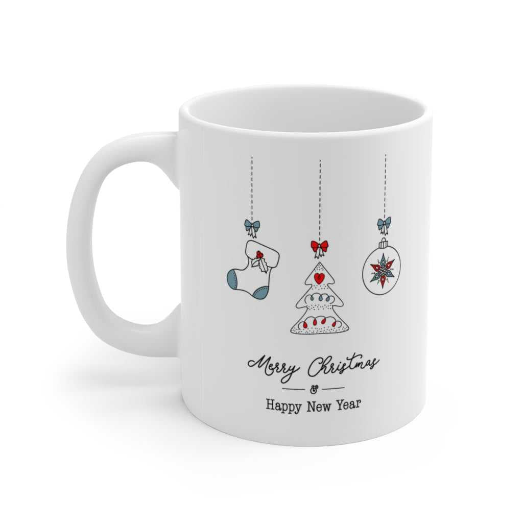 Mug Merry Christmas Mug with Stockings and Presents 3578372485 24 $ Mugs Onetify Stew's Incense