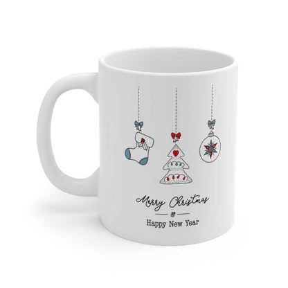 Mug Merry Christmas Mug with Stockings and Presents 3578372485 24 $ Mugs Onetify Stew's Incense