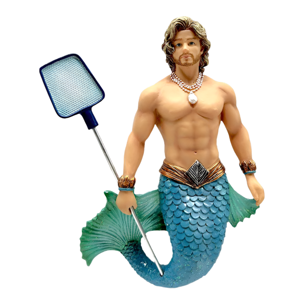 Mermen Collectible Ornaments by December Diamonds Cabana Rent Boy Merman Collectible *NEW FOR 2025* 55-55476 38 $ Quirks! Stew's Incense