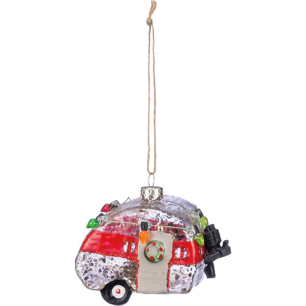 Holiday Ornaments Retro Canned Ham Shasta Camper Blown Glass Ornament 37356 14 $ Shop All Quirks! Stew's Incense