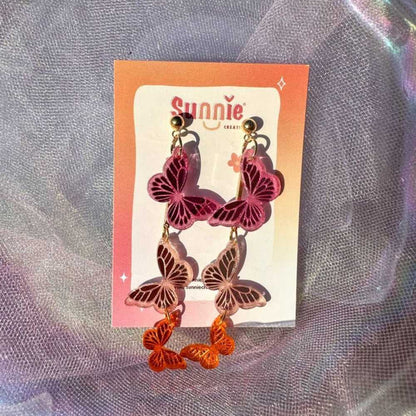 Earrings and Accessories Candy Kaleidoscope Butterfly Acrylic Earrings 439912865793_16EE 35 $ Shop All Quirks! Stew's Incense