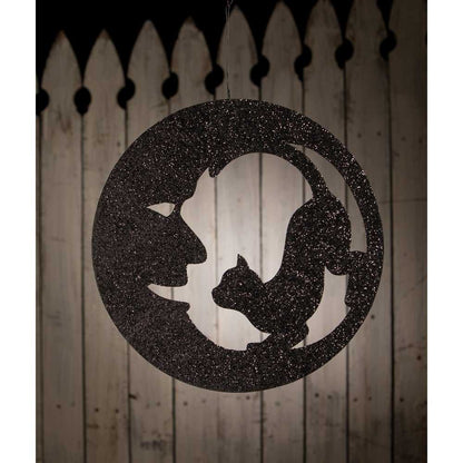 Figurines Cat in Moon Silhouette by Bethany Lowe Designs TF3242 44 $ Shop All Quirks! Stew's Incense