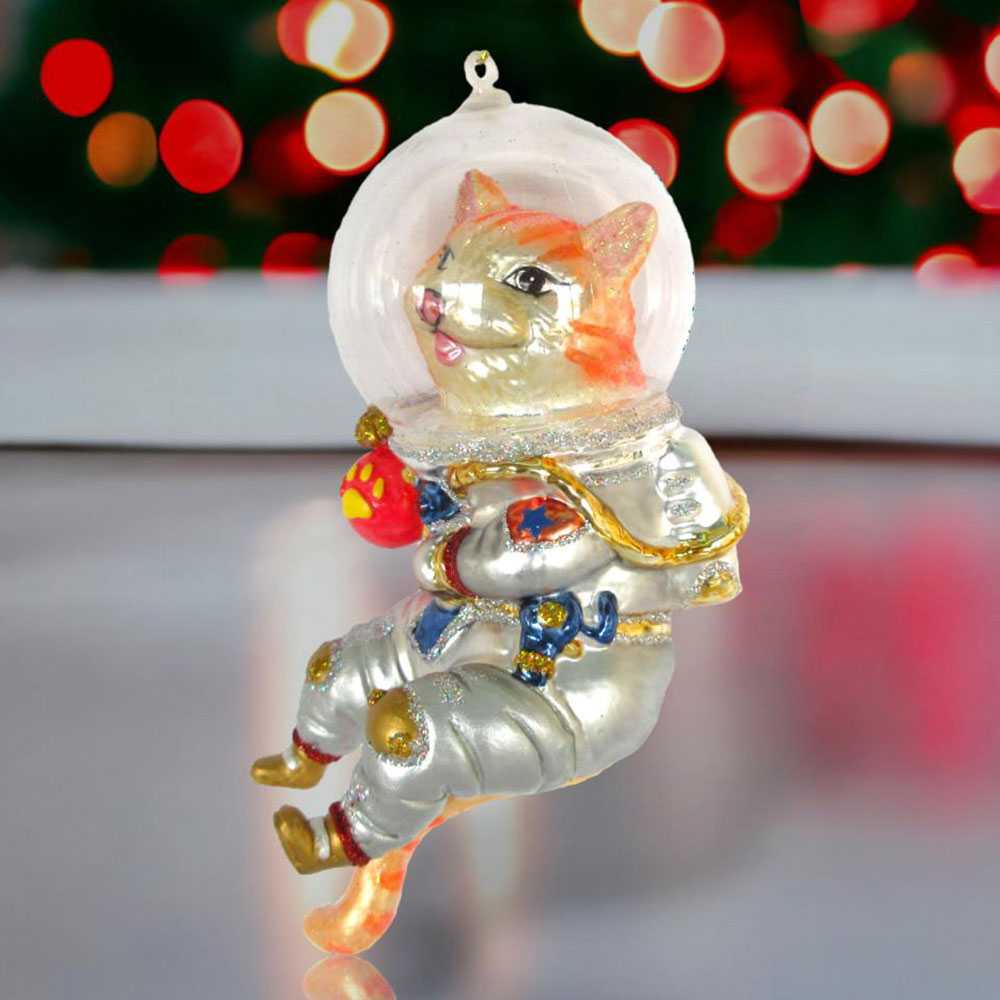 Holiday Ornaments Cat in Space Suit Ornament by December Diamonds 79-81940 19 $ Shop All Quirks! Stew's Incense