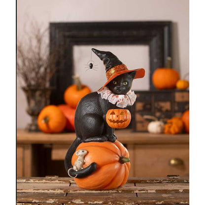 Figurines Cat Witch on Pumpkin by Bethany Lowe Designs TD4155 219 $ Shop All Quirks! Stew's Incense