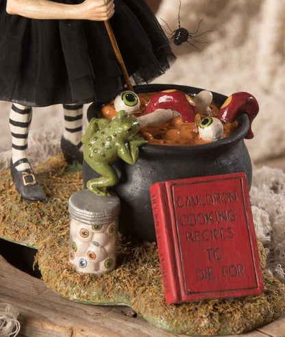 Seasonal Decor, Halloween Cauldron Cooking Witch by Bethany Lowe Designs TD9065 219 $ Shop All Quirks! Stew's Incense