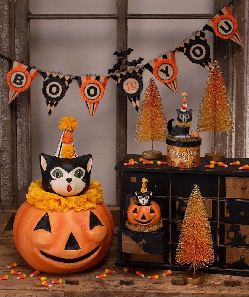 Seasonal Decor, Halloween Cecil Cat on Box by Bethany Lowe Designs TL4355 49 $ Shop All Quirks! Stew's Incense