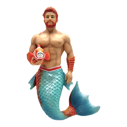 Mermen Collectible Ornaments by December Diamonds Clown Fish Merman Collectible *NEW FOR 2025* 55-55468 36 $ Quirks! Stew's Incense