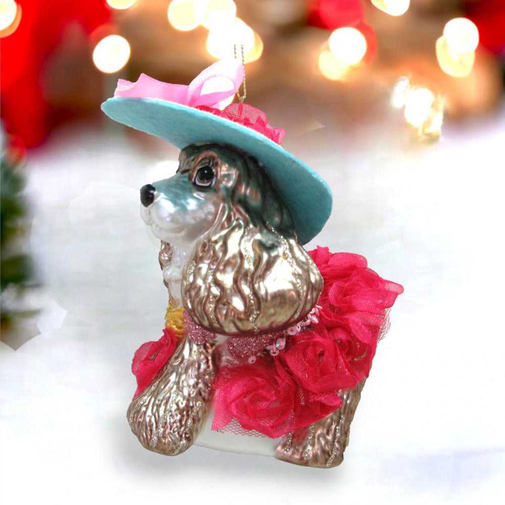 Holiday Ornaments Cocker Spaniel w/Hat Ornament by December Diamonds 79-81748 19 $ Christmas Quirks! Stew's Incense