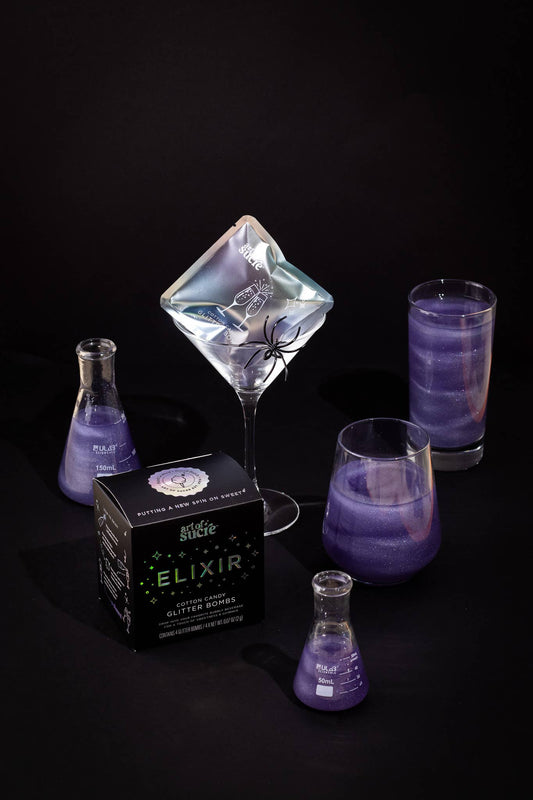  Elixir Cotton Candy Drink Glitter Bombs GB-EL 22 $ Shop All Quirks! Stew's Incense