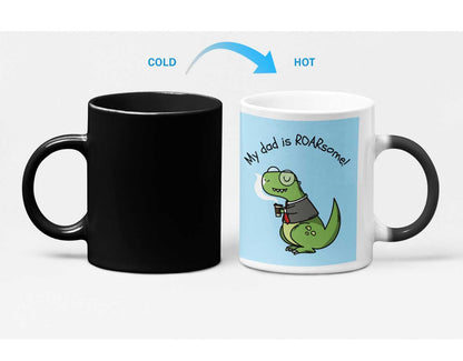 Mug My Dad is Roarsome Heat Sensitive Color Changing Mug CCMLC1008G8 24 $ Mugs Onetify Stew's Incense