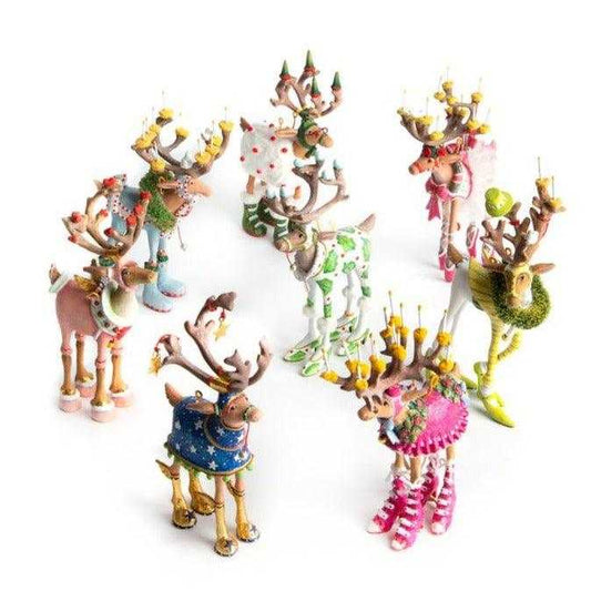 Holiday Ornaments Dash Away Mini Reindeer Ornament Set/8 by Patience Brewster 08-50001-KIT 238 $ Quirks! Stew's Incense