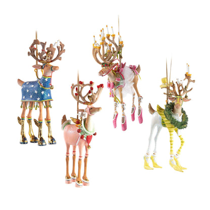 Holiday Ornaments Dash Away Reindeer Ornament Set of 8 by Patience Brewster 430793593980_8043 385 $ Shop All Quirks! Stew's Incense