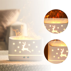 Elk Flame Humidifier Diffuser Household Atmosphere Lamp