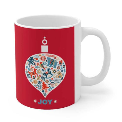 Mug Holiday Ornament with Joy Ceramic Mug 11oz 3576314606 24 $ Mugs Onetify Stew's Incense