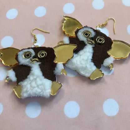 Earrings Gizmo Gremlins Acrylic & Fur Earrings 58677332 42 $ Quirks! Stew's Incense
