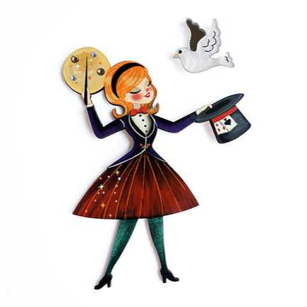 Brooches Magician with Dove Brooch by Laliblue 443623044547_6E32 52 $ Shop All Quirks! Stew's Incense