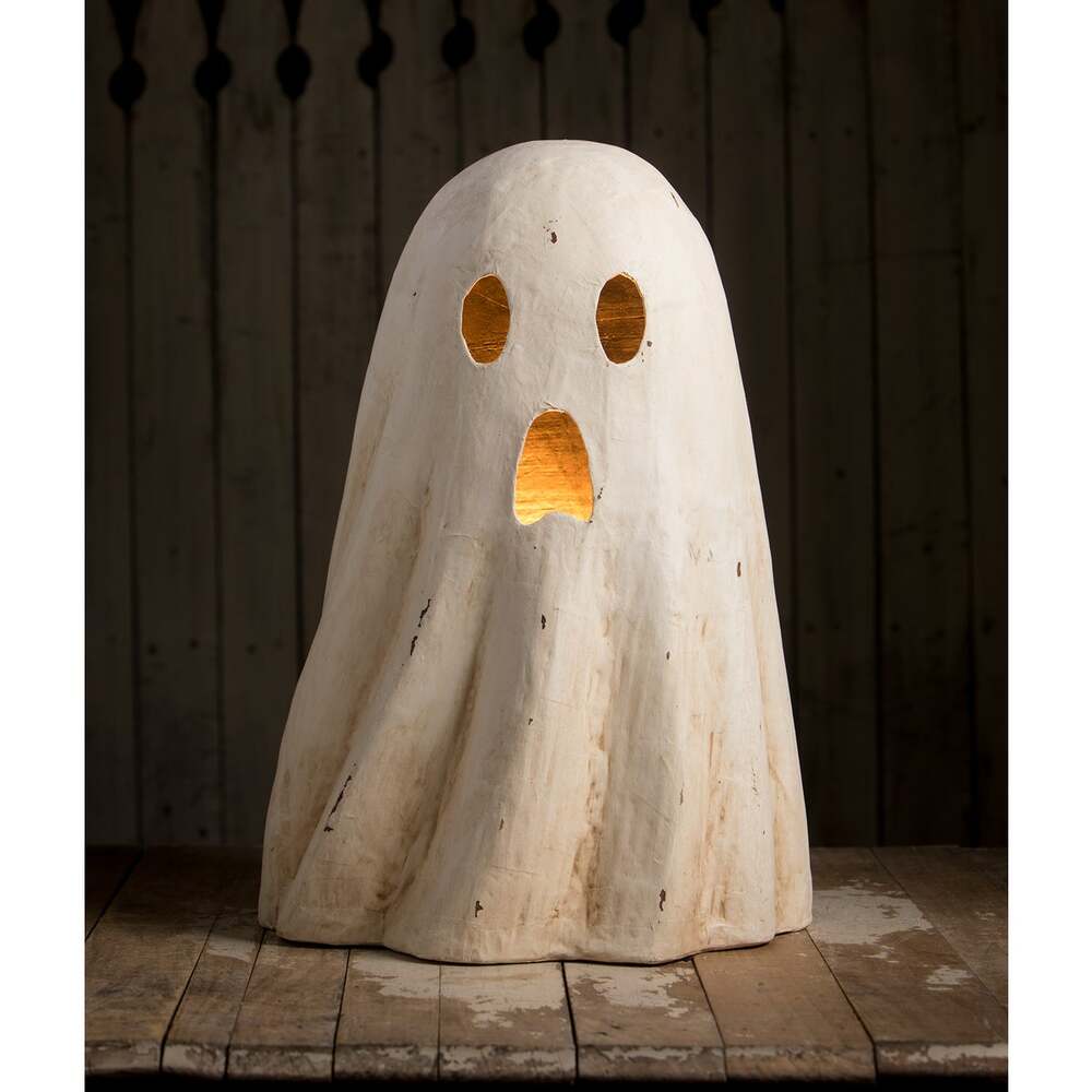 Halloween, Seasonal Decor Ghost Luminary Large Paper Mache by Bethany Lowe Designs - LAST CHANCE! TJ8651 229 $ Quirks! Stew's Incense