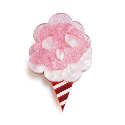 Brooches Ghost Cotton Candy Brooch by Laliblue 443623039632_A50A 44 $ Shop All Quirks! Stew's Incense