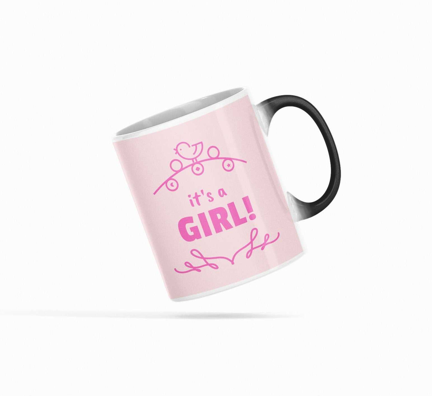 Mug Its a GIRL Baby Shower Heat Sensitive Color Changing Mug CCMLC1005E5 24 $ Mugs Onetify Stew's Incense