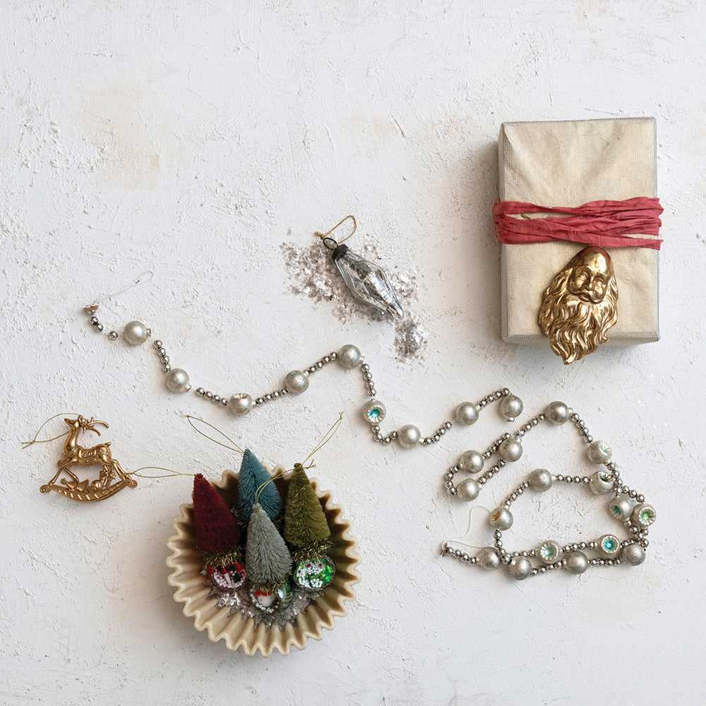 Christmas Glass Diorama Ornament w/ Bottle Brush Tree, Set of 4 XS6870A 39 $ Christmas Quirks! Stew's Incense