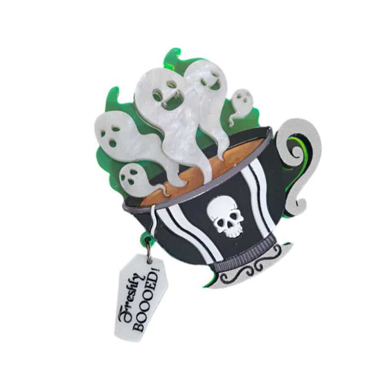 Brooches Gothic Ghost Teacup Brooch by Cherryloco 438764738643_2ADF 49 $ Shop All Quirks! Stew's Incense
