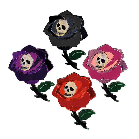 Brooches Gothic Rose Brooch by Cherryloco 430622449010_0C53 34 $ Shop All Quirks! Stew's Incense