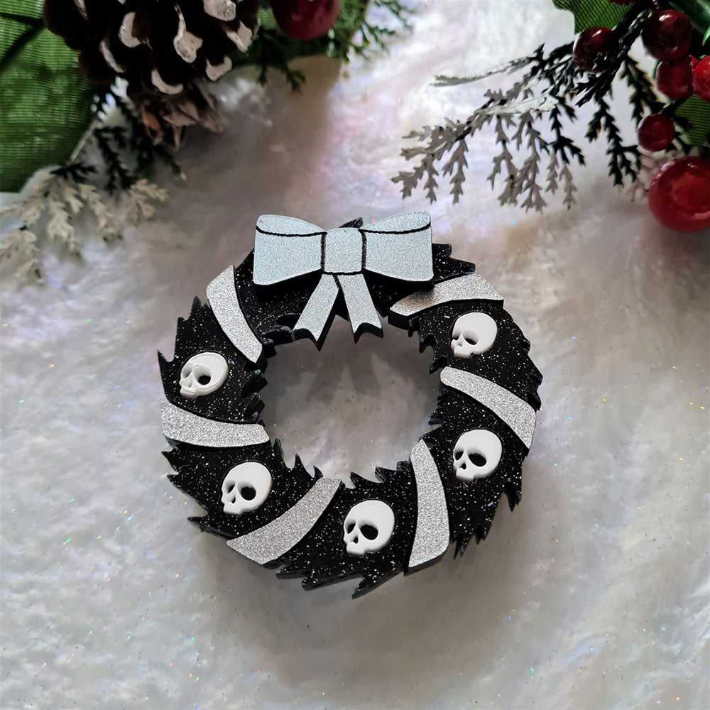 Necklaces Gothic Skull Wreath Necklace by Cherryloco 430622224876_B86D 36 $ Shop All Quirks! Stew's Incense